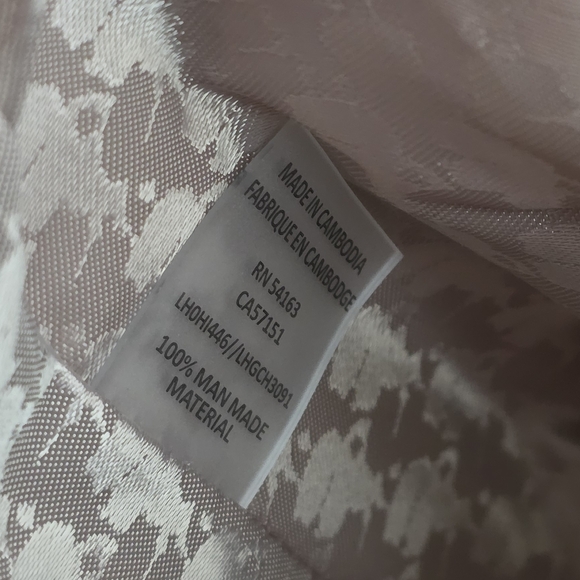 Karl Lagerfeld Paris Large Tweed Pink Shoulder Bag - Picture 7 of 9